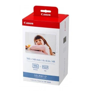 Canon Color Ink Paper Set KP-108IN 4X6 108 Sheets